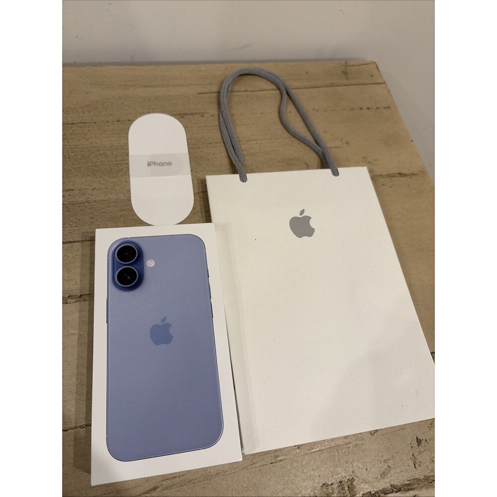 Apple A3258 iPhone 17 Mist Blue 256GB - Empty Box ONLY And Shopping bag